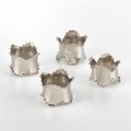 Saro Lifestyle SARO NR700.S Collection Classic Design Napkin Ring  Silver - Set of 4 NR700.S